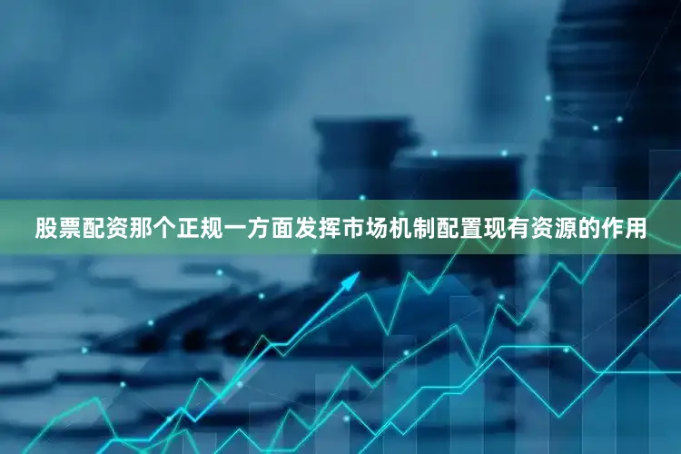 股票配资那个正规一方面发挥市场机制配置现有资源的作用
