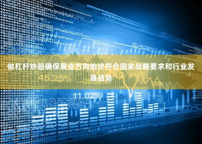 做杠杆炒股确保展业方向始终符合国家战略要求和行业发展趋势